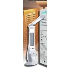 LAMPADA LUCE LED TOUCH TAVOLO SCRIVANIA CALENDARIO OROLOGIO UFFICIO CASA TX-9755