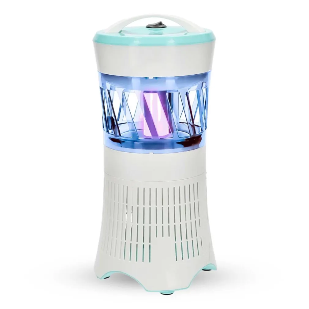 LAMPADA MOSCA KILLER IN ABS ELETTRICA LAMPADA FLUORESCENTE UV 1W 13.5X13.5X28.5CM 6071023