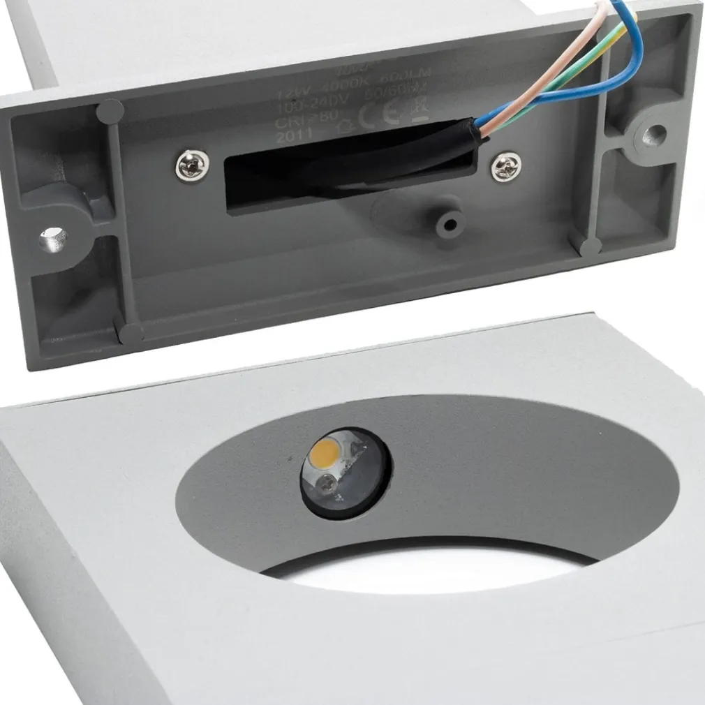 LAMPADA PALO DA GIARDINO LED CERCHIO 50CM 12W BIANCO LUCE 4000K 6500K 3000K ES60