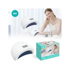 LAMPADA PER UNGHIE UV LED 48 WATT PER ASCIUGATURA SMALTO GEL DISPLAY LCD TX-9520