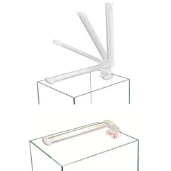 LAMPADA PLAFONIERA LED PER ACQUARIO LUCE 8W BORDO VASCA VETRO PIANTE PESCI