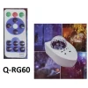 LAMPADA PROIETTORE STELLA LED CON TELECOMANDO RGB Q-RG60 ALTOPARLANTE WIRELESS