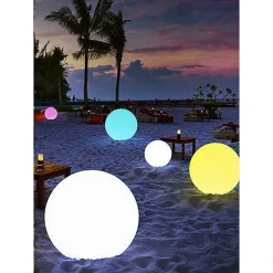 LAMPADA SFERA TERRA ESTERNO ILLUMINAZIONE GIARDINO LUCE PALLA E27 30 CM ES50-300