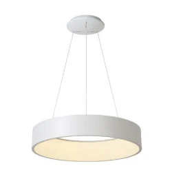 LAMPADA SOSPENSIONE LED 60W CCT PENDENTE CERCHIO LAMPADARIO MODERNO LUCE 230V 80CM