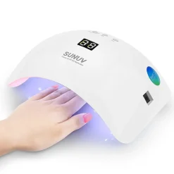 LAMPADA UNGHIE UV LED PER GEL SUN8 36W AUTOMATICA SENSORE CON TIMER PREIMPOSTATI