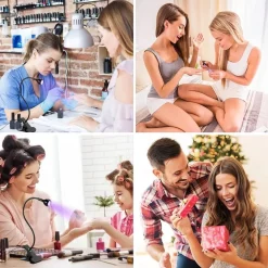 LAMPADA UNGHIE UV 3W LED USB TESTA REGOLABILE GEL COLLA UV PROFESSIONALE MANICURE