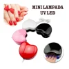 LAMPADA UV CON 28 LED PER RICOSTRUZIONE UNGHIE NAIL ART MINI LAMP
