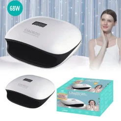 LAMPADA UV LED 68 W 36 LED FORNETTO PER RICOSTRUZIONE UNGHIE GEL SMALTO TX-8484