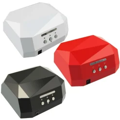 LAMPADA UV LED RICOSTRUZIONE UNGHIE NAIL ART TIMER 36W DIAMANTE TECNOLOGIA CCFL