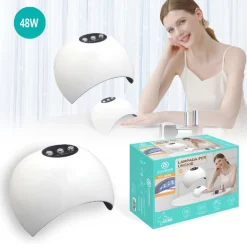 LAMPADA UV LED 48WATT PER UNGHIE FORNETTO PER ASCIUGATURA GEL SMALTO USB TX-9519