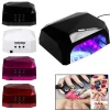 LAMPADA UV PER RICOSTRUZIONE UNGHIE NAILART CON TIMER 36W DIAMANTE FORNETTO CCFL
