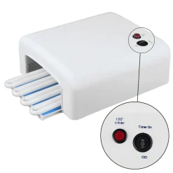 LAMPADA UV RICOSTRUZIONE UNGHIE GEL FORNETTO 36W LED 4 BULBI CON ACCESSORI NAIL