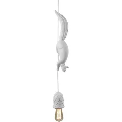 LAMPADARIO A FORMA DI SCOIATTOLO LAMPADA DECORATIVA SOSPENSIONE ATTACCO E27 A57