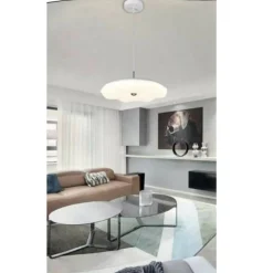 LAMPADARIO A LED 52W TRIPLA ACCENSIONE BIANCA CALDA NATURALE LAMPADA MODERNA B28