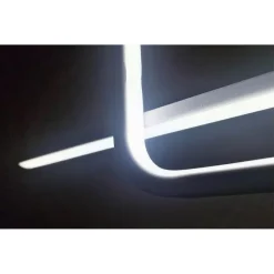 LAMPADARIO A SOSPENSIONE LED 48W DESIGN QUADRATO LINEA MODERNO BIANCO IP20 LAMPADA 01172