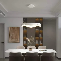 LAMPADARIO A SOSPENSIONE LED ONDA 38W ULTRA MODERNA 3 COLORAZIONI DI LUCE A67-3C