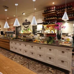 LAMPADARIO A SOSPENSIONE STILE INDUSTRIALE IN METALLO PENDENTE A CONO E27 A94