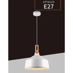 LAMPADARIO A SOSPENSIONE STILE INDUSTRIALE IN METALLO PENDENTE A COPPA E27 A93