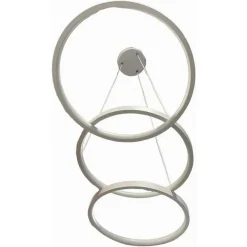 LAMPADARIO A SOSPENSIONE DA SOFFITTO 3 ANELLI TRE TONALITÀ DI COLORE 40W B63-B3C