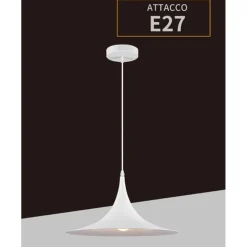 LAMPADARIO A SOSPENSIONE SOFFITTO STILE CONTEMPORANEO NORDICO ATTACCO E27 IN METALLO B97