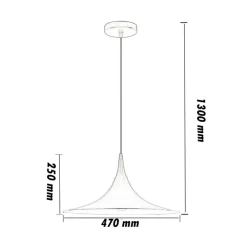 LAMPADARIO A SOSPENSIONE SOFFITTO STILE CONTEMPORANEO NORDICO ATTACCO E27 IN METALLO B97