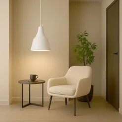 LAMPADARIO A SOSPENSIONE DA SOFFITTO MODERNO CON PARALUME A CUPOLA CON ATTACCO E27 B46