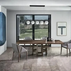 LAMPADARIO A SOSPENSIONE DA SOFFITTO CONTEMPORANEO NERO CON 5 SFERE VETRO G9 B89