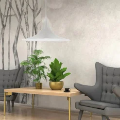 LAMPADARIO A SOSPENSIONE STILE CONTEMPORANEO IN METALLO DECORATIVO LUCE E27 B98