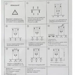 LAMPADARIO A SOSPENSIONE VINTAGE 3 PUNTI LUCE ATTACCO E27 STILE INDUSTRIALE A02
