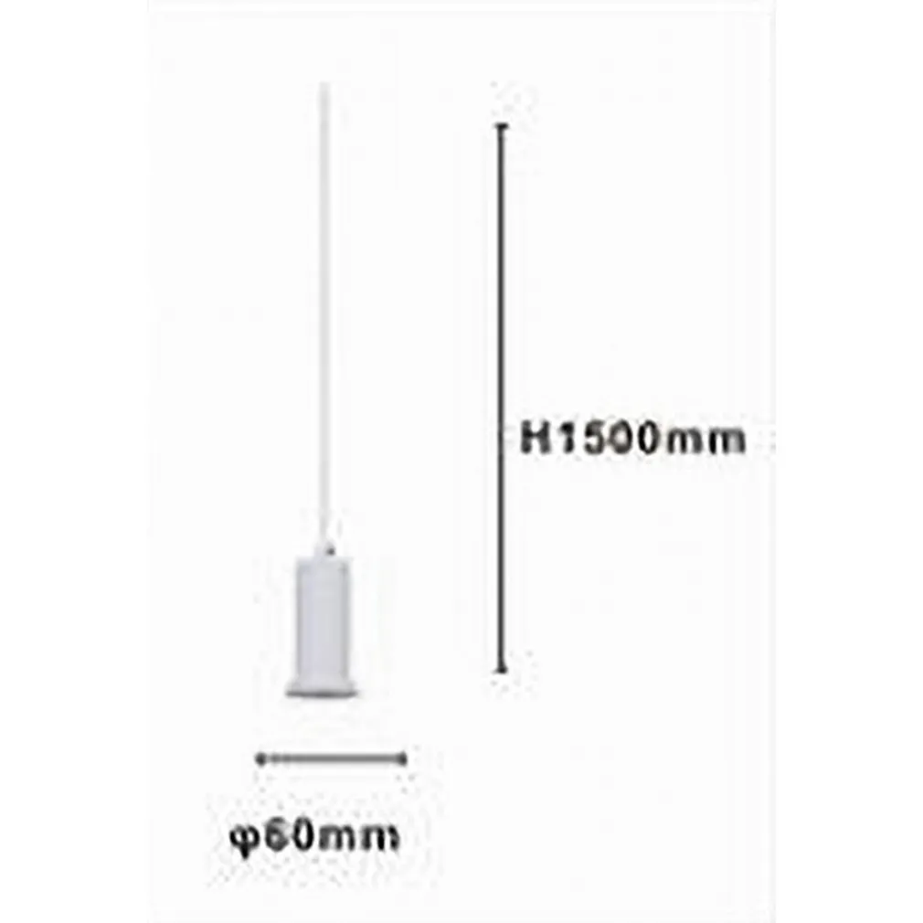 LAMPADARIO A SOSPENSIONE MODERNA CONTEMPORANEO BIANCO PORTALAMPADA PENDENTE E27 33832