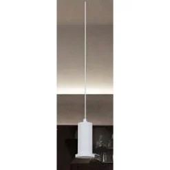 LAMPADARIO A SOSPENSIONE MODERNA CONTEMPORANEO BIANCO PORTALAMPADA PENDENTE E27 33832