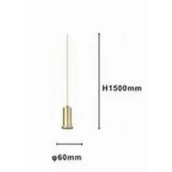 LAMPADARIO A SOSPENSIONE MODERNA CONTEMPORANEO ORO PORTALAMPADA PENDENTE E27 33849