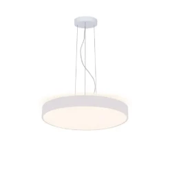 LAMPADARIO CERCHIO 80 CM LED 95 W LAMPADA UP DOWN SOSPENSIONE 2 TEMPERATURE LUCE