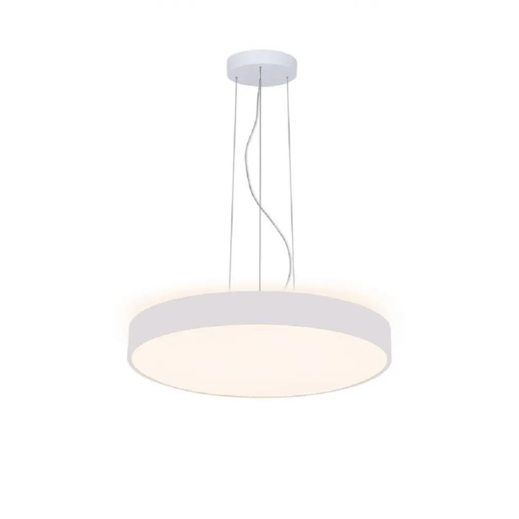 LAMPADARIO CERCHIO 80 CM LED 95 W LAMPADA UP DOWN SOSPENSIONE 2 TEMPERATURE LUCE