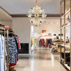 LAMPADARIO CIRCOLARE CREATIVO A PETALO CRISTALLO ILLUMINAZIONE LAMPADA CAMERA 92075