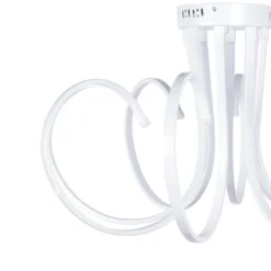 LAMPADARIO LAMPADA 8 NEON LUCE LED SOFFITTO SOSPENSIONE PENDENTE MODERNO DESIGN