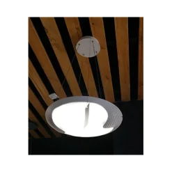 LAMPADARIO LAMPADA DISCO ANELLO TONDO LUCE LED SOFFITTO SOSPENSIONE PENDENTE MODERNO