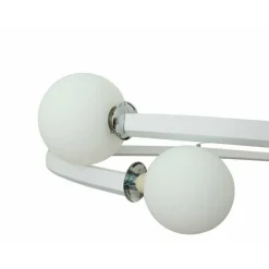 LAMPADARIO LED 34 W A SOSPENSIONE DESIGN MODERNO IN ALLUMINIO PVC LUCE 6500K A58