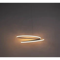 LAMPADARIO LED A SOSPENSIONE INTRECCIATO 38W BIANCO CCT COLORE LUCE SELEZIONABILE B62-B3C