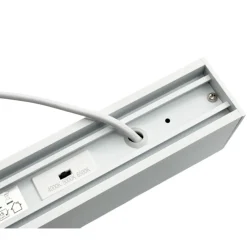LAMPADARIO LED LINEARE A SOSPENSIONE SOFFITTO 40W MODULARE TECNOLOGIA CCT LL57-120C-3C