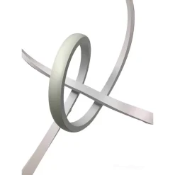 LAMPADARIO LED MODERNO FORMA FIOCCO 38 WATT TECNOLOGIA CCT 3 TEMPERATURE DI LUCE A07-3C