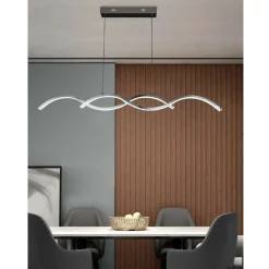 LAMPADARIO LED MODERNO LAMPADA TWIST A SOSPENSIONE 25 WATT LUCE 6500K 4000K A43