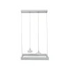 LAMPADARIO LED MODERNO MINIMAL LAMPADA SOSPENSIONE 32 W LUCE FREDDA LP-08 BIANCO