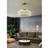 LAMPADARIO LED SOSPENSIONE ROTONDO CON CRISTALLI IN ACRILICO CONTEMPORANEO LP-28
