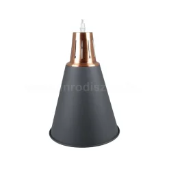 LAMPADARIO PENDENTE LAMPADA A SOSPENSIONE COLORE NERO SABBIA ALLUMINIO VT-7520