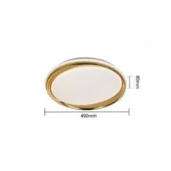 LAMPADARIO PLAFONIERA LUMINOSA LED DA SOFFITTO DIMMERABILE 3 TONI DI LUCE C25-3C