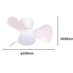 LAMPADARIO PLAFONIERA VENTILATORE SOFFITTO LED IP20 LUCE 3000-6500K BIANCO 42288