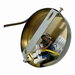 LAMPADARIO PORTALAMPADA A SOSPENSIONE VINTAGE BRONZO PER LAMPADINE E27 2MT E27-2M-V