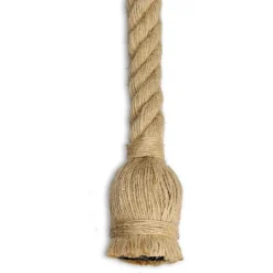 LAMPADARIO RAGNO SOSPENSIONE 6 CORDE PORTALAMPADA E27 LAMPADA COUNTRY RETRO B59-6