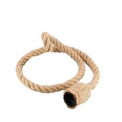 LAMPADARIO RAGNO SOSPENSIONE 6 CORDE PORTALAMPADA E27 LAMPADA COUNTRY RETRO B59-6